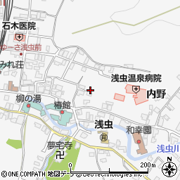 青森県青森市浅虫内野26周辺の地図