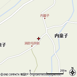 青森県東津軽郡平内町内童子童子35-1周辺の地図