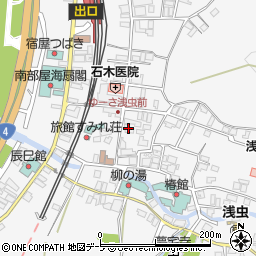 東奥日報寮周辺の地図