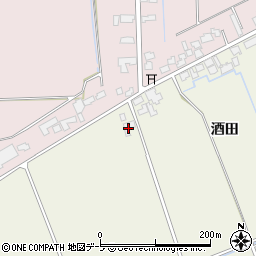 青森県つがる市稲垣町豊川酒田24周辺の地図