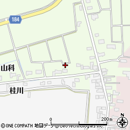 青森県つがる市稲垣町福富山吹周辺の地図