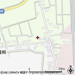 青森県つがる市稲垣町福富山吹2-2周辺の地図