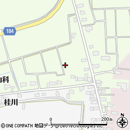 青森県つがる市稲垣町福富周辺の地図