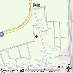 青森県つがる市稲垣町福富山吹14-1周辺の地図