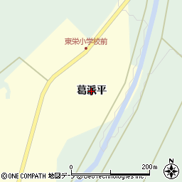 青森県平内町（東津軽郡）外童子（葛派平）周辺の地図