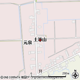 青森県つがる市稲垣町穂積（土筆山）周辺の地図