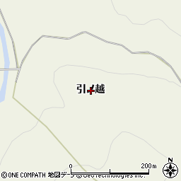 青森県東津軽郡平内町内童子引ノ越周辺の地図