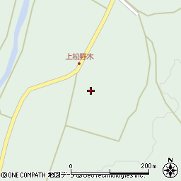 青森県平内町（東津軽郡）松野木（梨ノ木平）周辺の地図