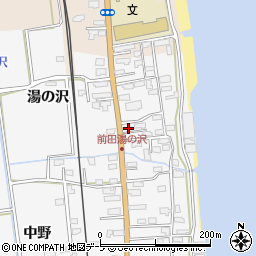 青森県青森市前田湯の沢8-1周辺の地図