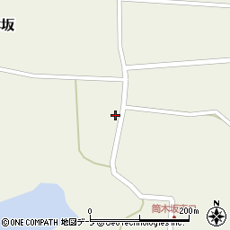 筒木坂簡易郵便局周辺の地図