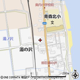 青森県青森市前田湯の沢17周辺の地図