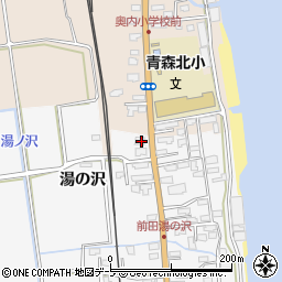 青森県青森市前田湯の沢17-4周辺の地図
