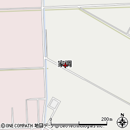 青森県つがる市稲垣町繁田家調周辺の地図