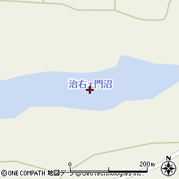 治右ェ門沼周辺の地図