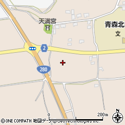 青森県青森市清水周辺の地図
