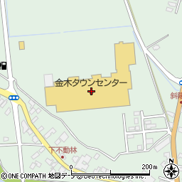 ダイソー金木タウンセンター店周辺の地図