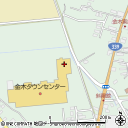 金木タウンセンター　ノア周辺の地図