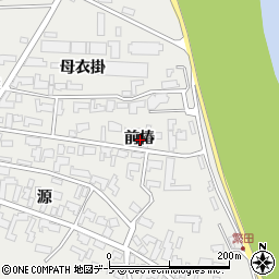 青森県つがる市稲垣町繁田前椿周辺の地図