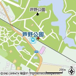 芦野公園駅周辺の地図