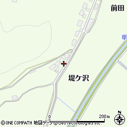 青森県東津軽郡平内町山口堤ケ沢2周辺の地図