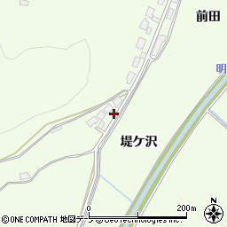 青森県平内町（東津軽郡）山口（堤ケ沢）周辺の地図