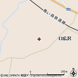 青森県東津軽郡平内町口広口広沢89周辺の地図