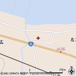 青森県東津軽郡平内町口広左エ門次郎32周辺の地図