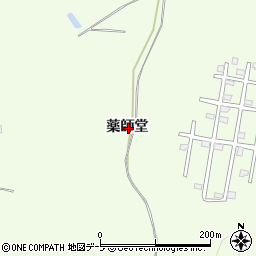青森県東津軽郡平内町小湊薬師堂周辺の地図