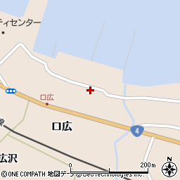 青森県東津軽郡平内町口広口広沢12周辺の地図