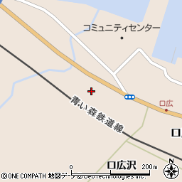 青森県東津軽郡平内町口広口広沢69周辺の地図