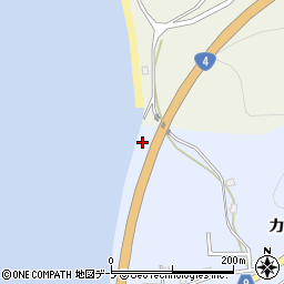 青森県平内町（東津軽郡）土屋（水ケ沢山）周辺の地図