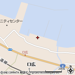 青森県東津軽郡平内町口広口広沢196周辺の地図