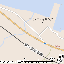 青森県東津軽郡平内町口広口広沢64周辺の地図