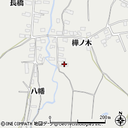 青森県東津軽郡平内町藤沢樺ノ木5周辺の地図