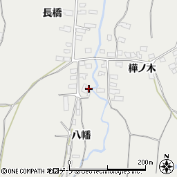 青森県東津軽郡平内町藤沢八幡周辺の地図