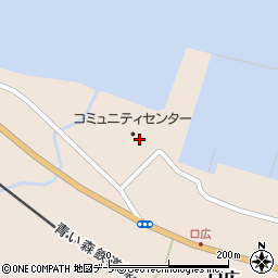 口広公民館周辺の地図