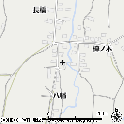 青森県東津軽郡平内町藤沢八幡2周辺の地図