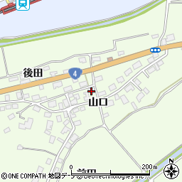 青森県東津軽郡平内町山口山口16周辺の地図