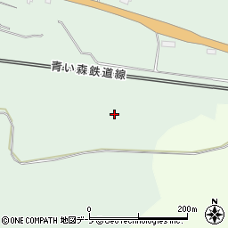 青森県平内町（東津軽郡）中野（高田）周辺の地図