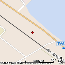 青森県東津軽郡平内町口広田野沢18-82周辺の地図