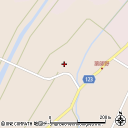 青森県東津軽郡平内町薬師野川添周辺の地図