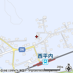平内町公民館小豆沢分館周辺の地図