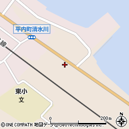 青森県東津軽郡平内町口広田野沢18-118周辺の地図