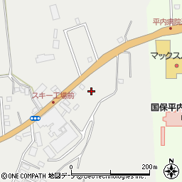 青森県東津軽郡平内町藤沢竹達34周辺の地図