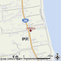小橋稲田周辺の地図