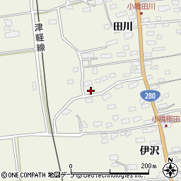 青森県青森市小橋田川46周辺の地図