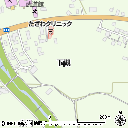 青森県東津軽郡平内町小湊下槻周辺の地図