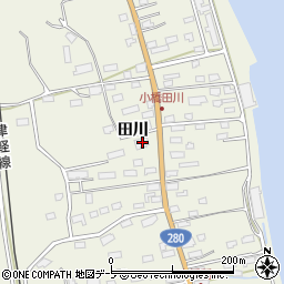 青森県青森市小橋田川43周辺の地図