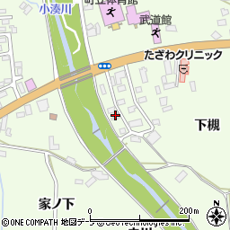 青森県東津軽郡平内町小湊下槻7周辺の地図