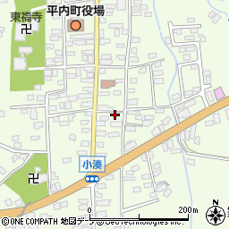 青森県東津軽郡平内町小湊小湊43周辺の地図